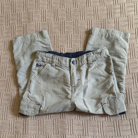 Kids Cargo Pants with Navy Trim - Picture 3 of 10